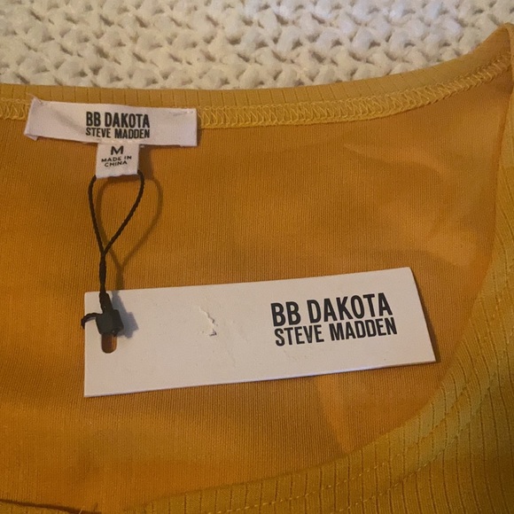 Steve Madden-BB Dakota Zip Front Ribbed Shirt-Women’s Medium - Picture 2 of 6